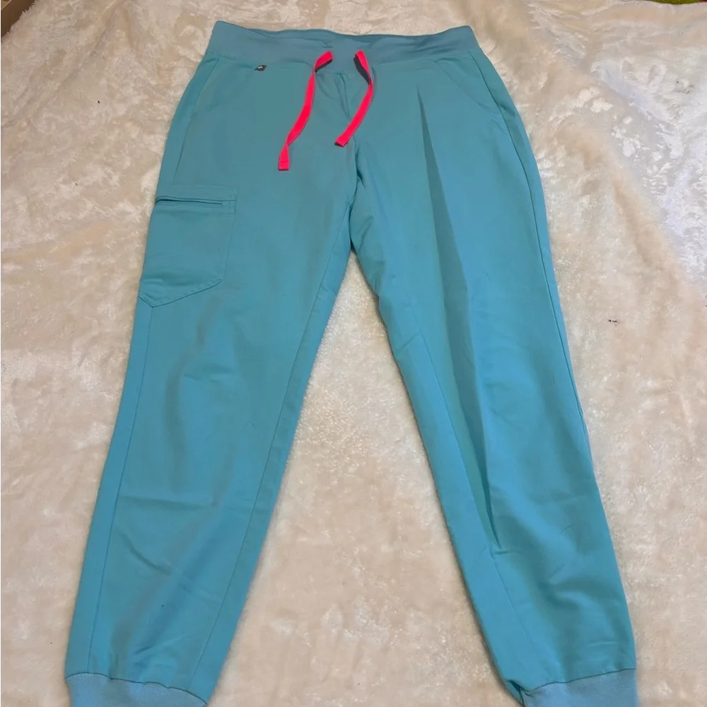 Neon Blue Zamora Joggers small - Picture 2 of 5